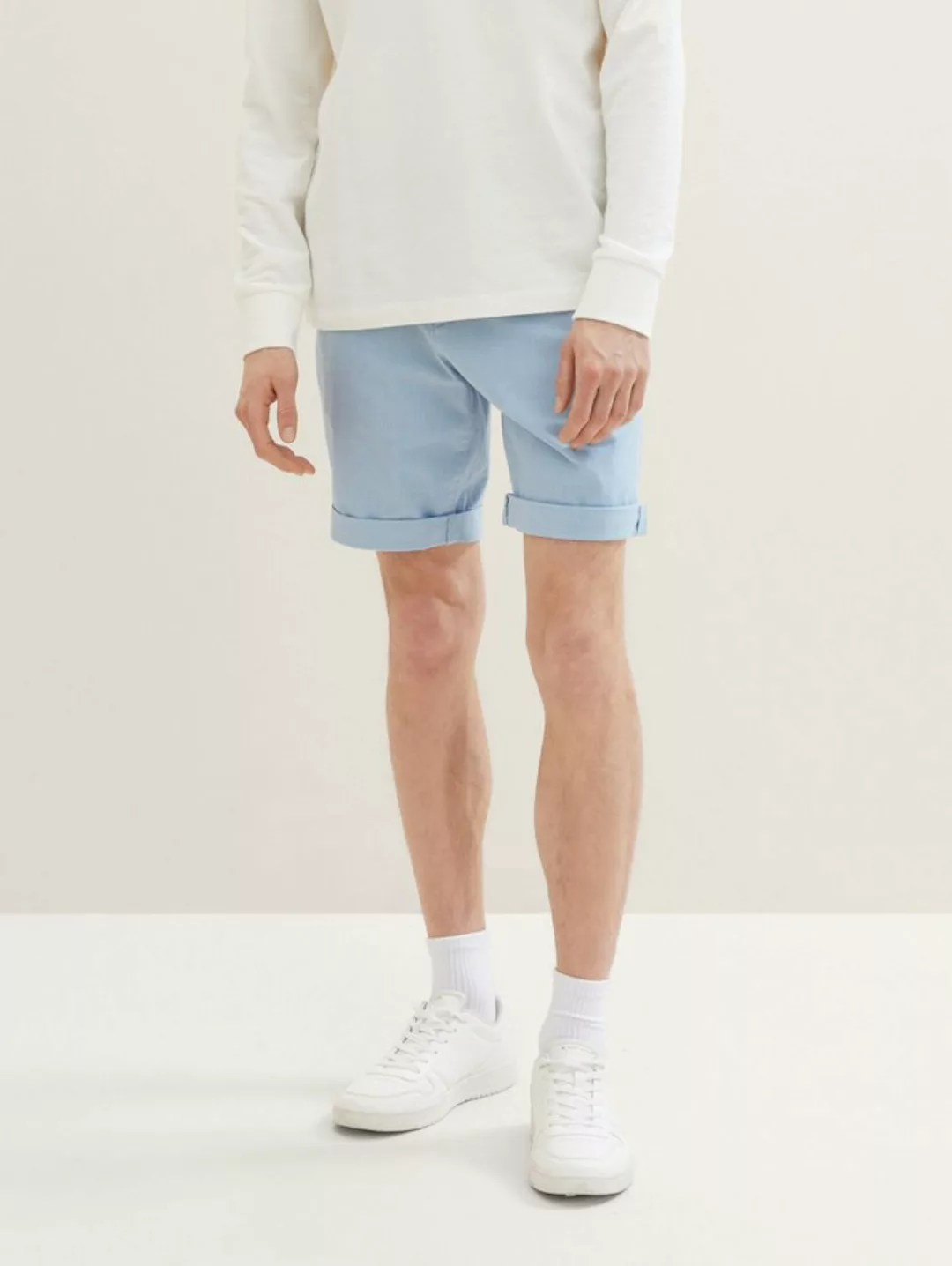 TOM TAILOR Denim Shorts Chinoshorts mit Gürtel günstig online kaufen