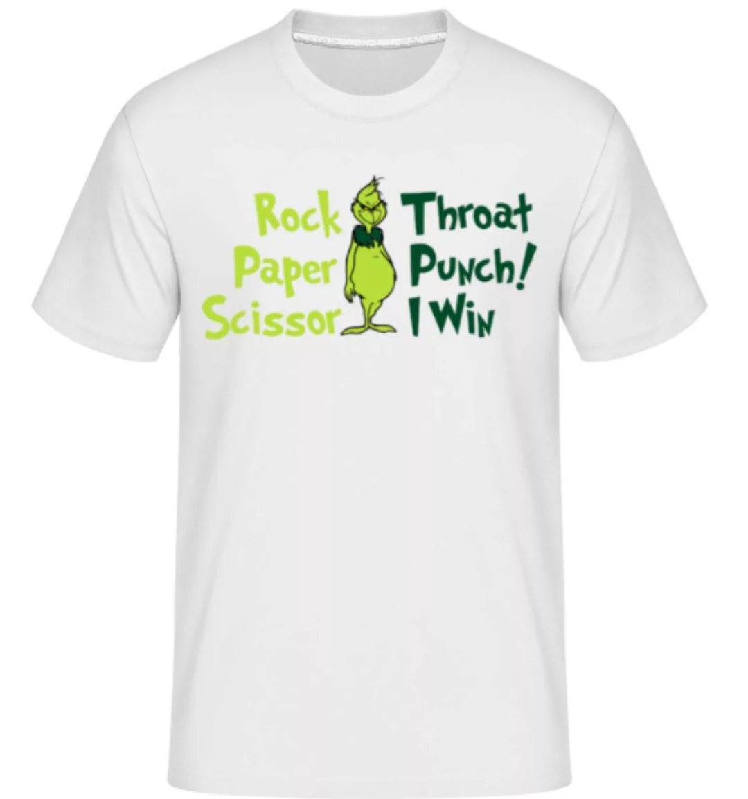 Rock, Paper, Scissor, Throat Punch! · Shirtinator Männer T-Shirt günstig online kaufen