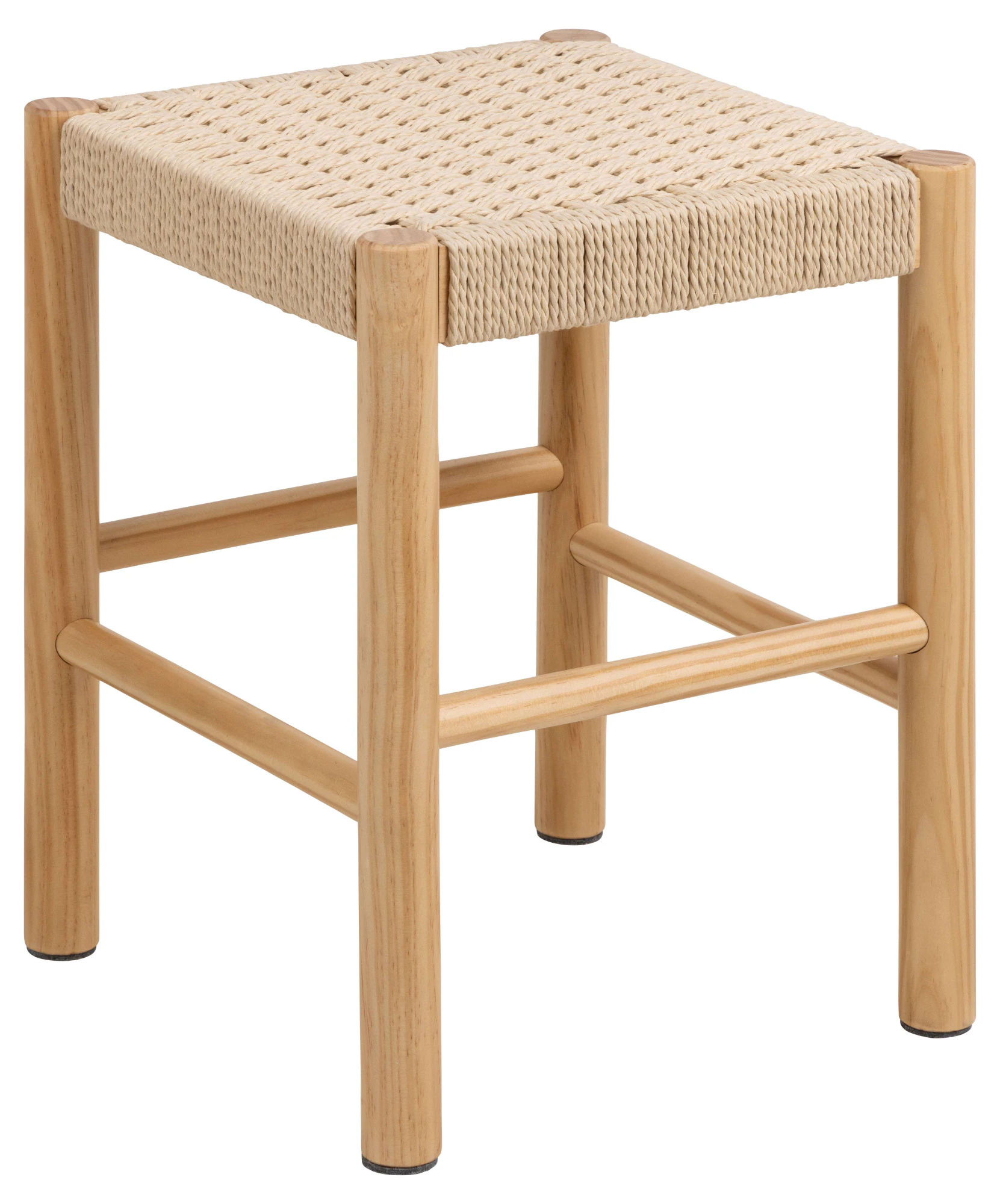 ACTONA GROUP Stuhl "Alvin, Hocker", Hocker, off-white Papiergeflecht, mit g günstig online kaufen