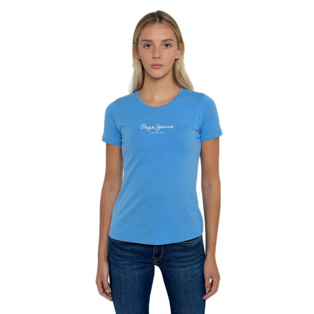 Pepe Jeans Virginia Kurzärmeliges T-shirt L Bright Blue günstig online kaufen