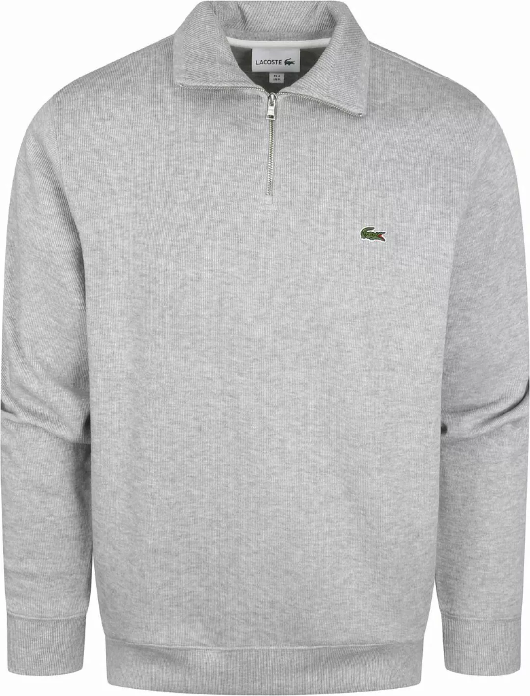 Lacoste Pullover Zipper Hellgrau - Größe XL günstig online kaufen