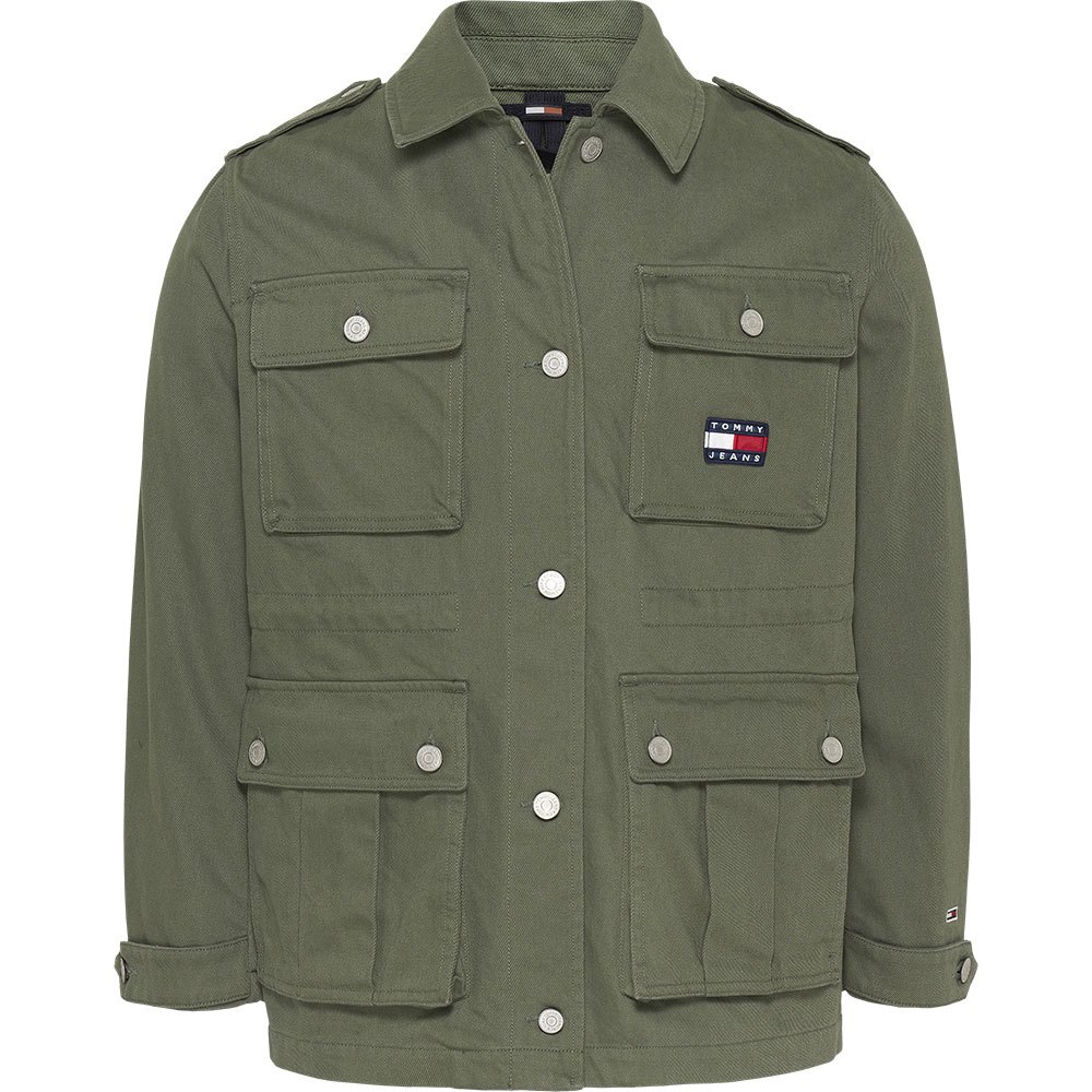 Tommy Jeans Cotton Field Jacke M Northwood Olive günstig online kaufen