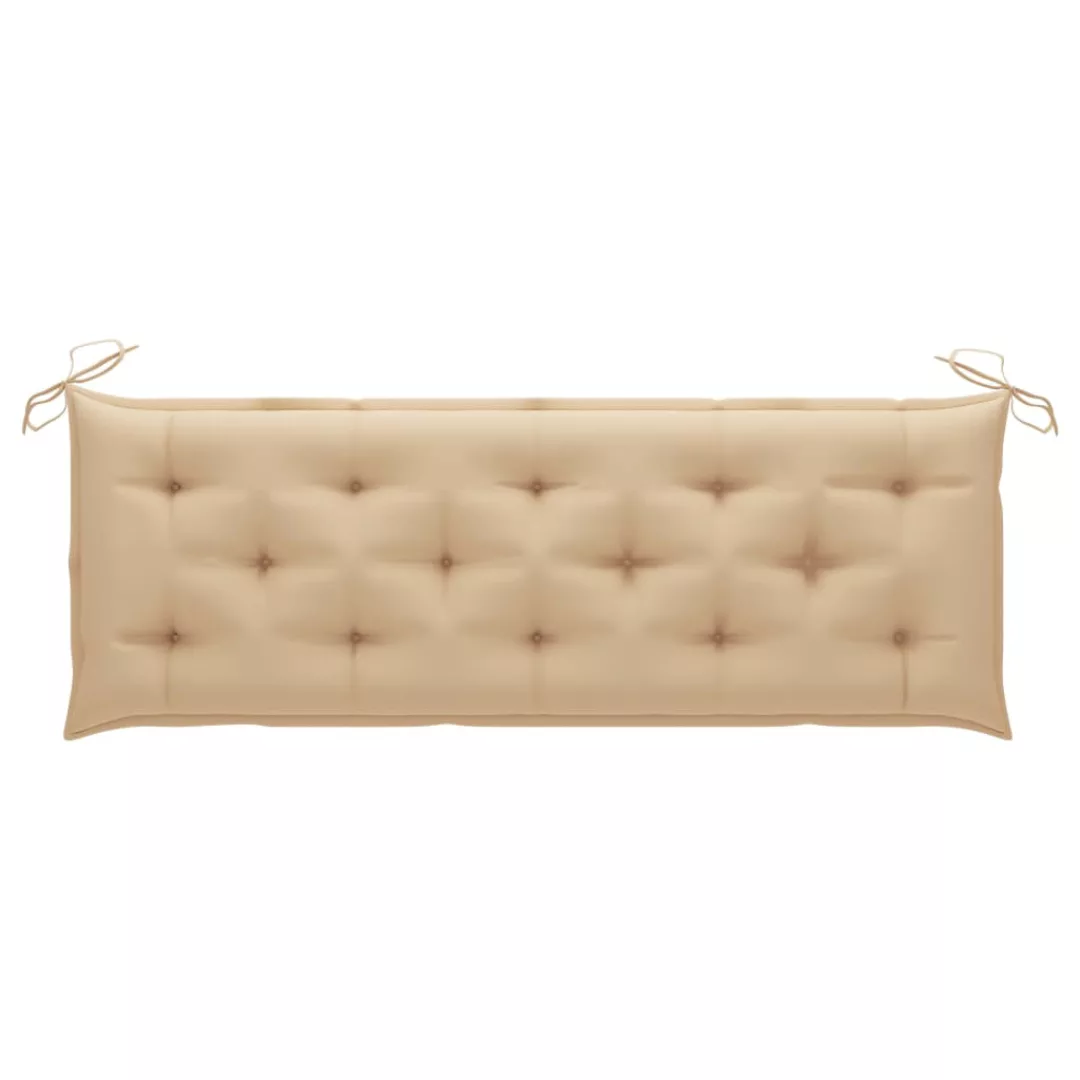 Gartenbank-auflage Beige 150x50x7 Cm Stoff günstig online kaufen