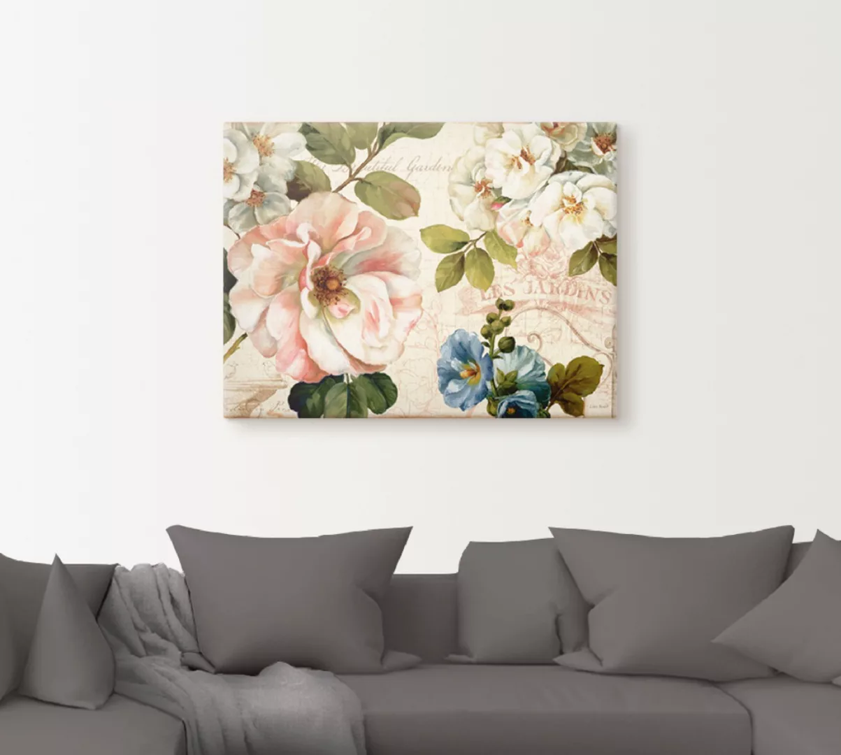 Artland Wandbild "Garten I", Blumen, (1 St.), als Leinwandbild, Poster, Wan günstig online kaufen