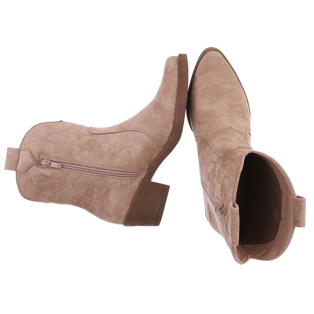 Ital-Design Elegante Cowboy-Stiefel aus Kunstleder mit günstig online kaufen
