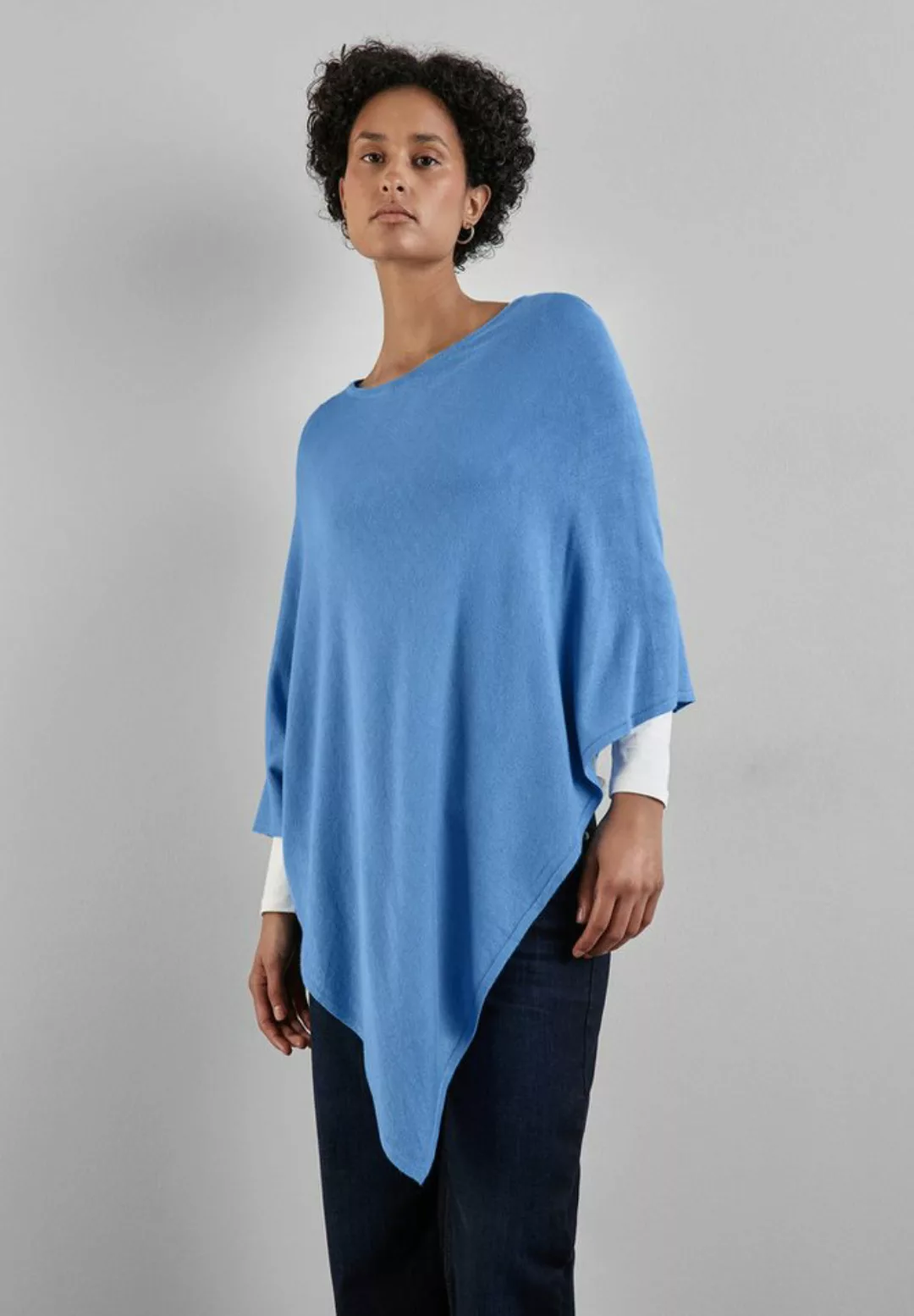 STREET ONE Strickcape, aus softem Materialmix günstig online kaufen