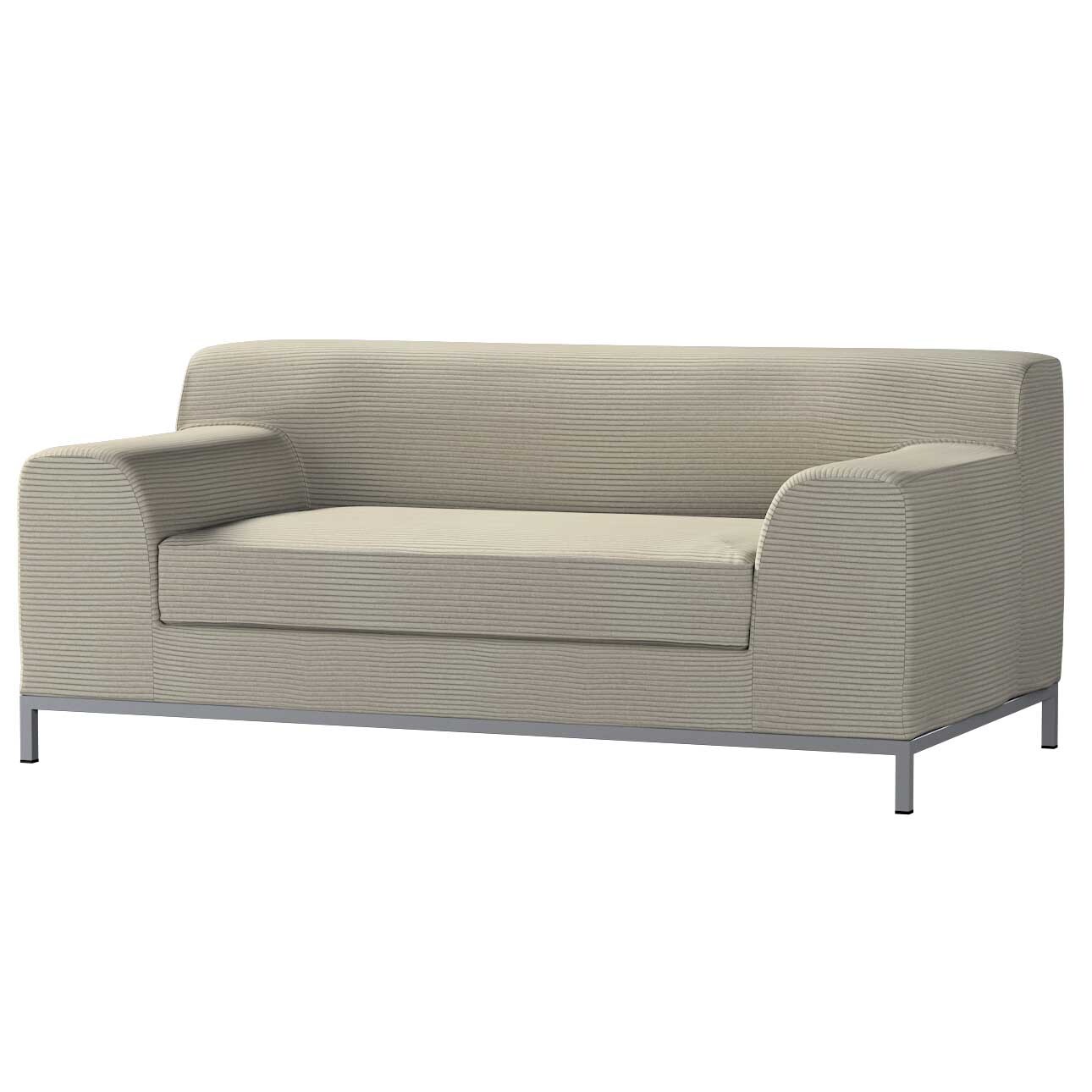 Bezug für Kramfors 2-Sitzer Sofa, grau, Sofahusse, Kramfors 2-Sitzer, Manch günstig online kaufen