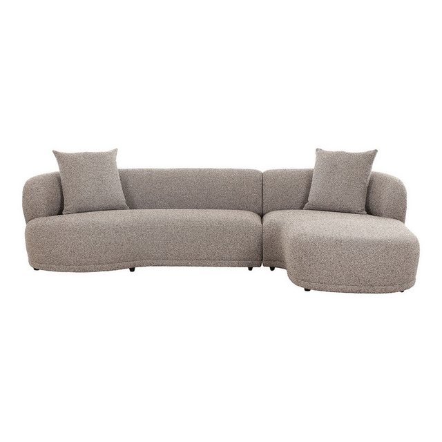 ebuy24 Sofa Kingston Sofa Mit 2 Kissen, rechtsdrehend braun. günstig online kaufen