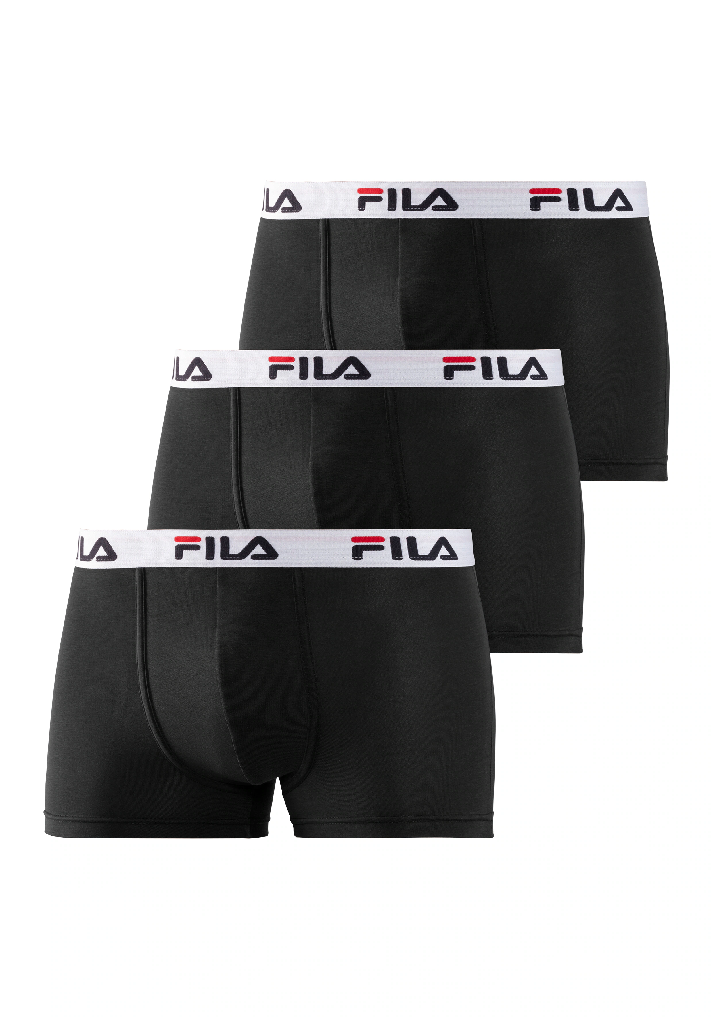 Fila Boxer, (Packung, 3 St.), mit Logo Schriftzug im Bund günstig online kaufen
