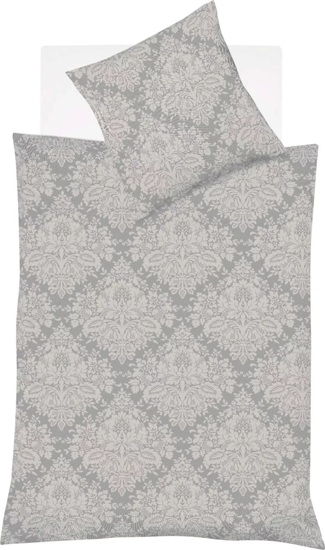 fleuresse Bettwäsche »Lech 3739«, (2 tlg.), Jacquard Flanell, Baumwolle, in günstig online kaufen