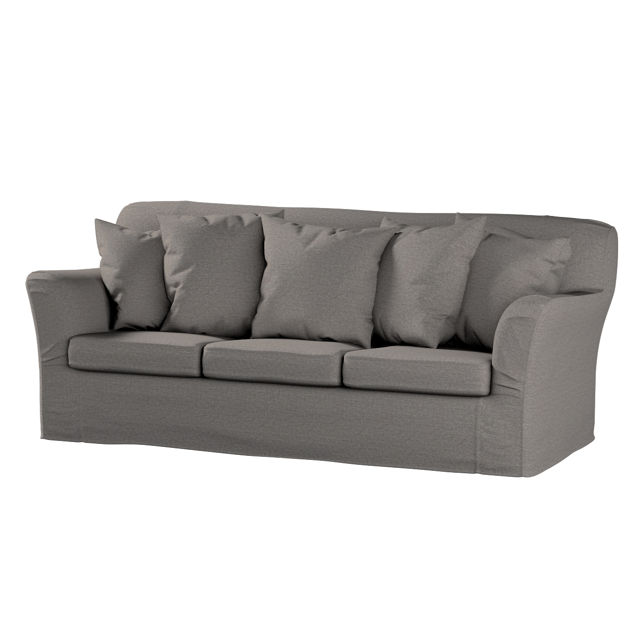Bezug für Tomelilla 3-Sitzer Sofa nicht ausklappbar, dunkelgrau, Sofahusse, günstig online kaufen
