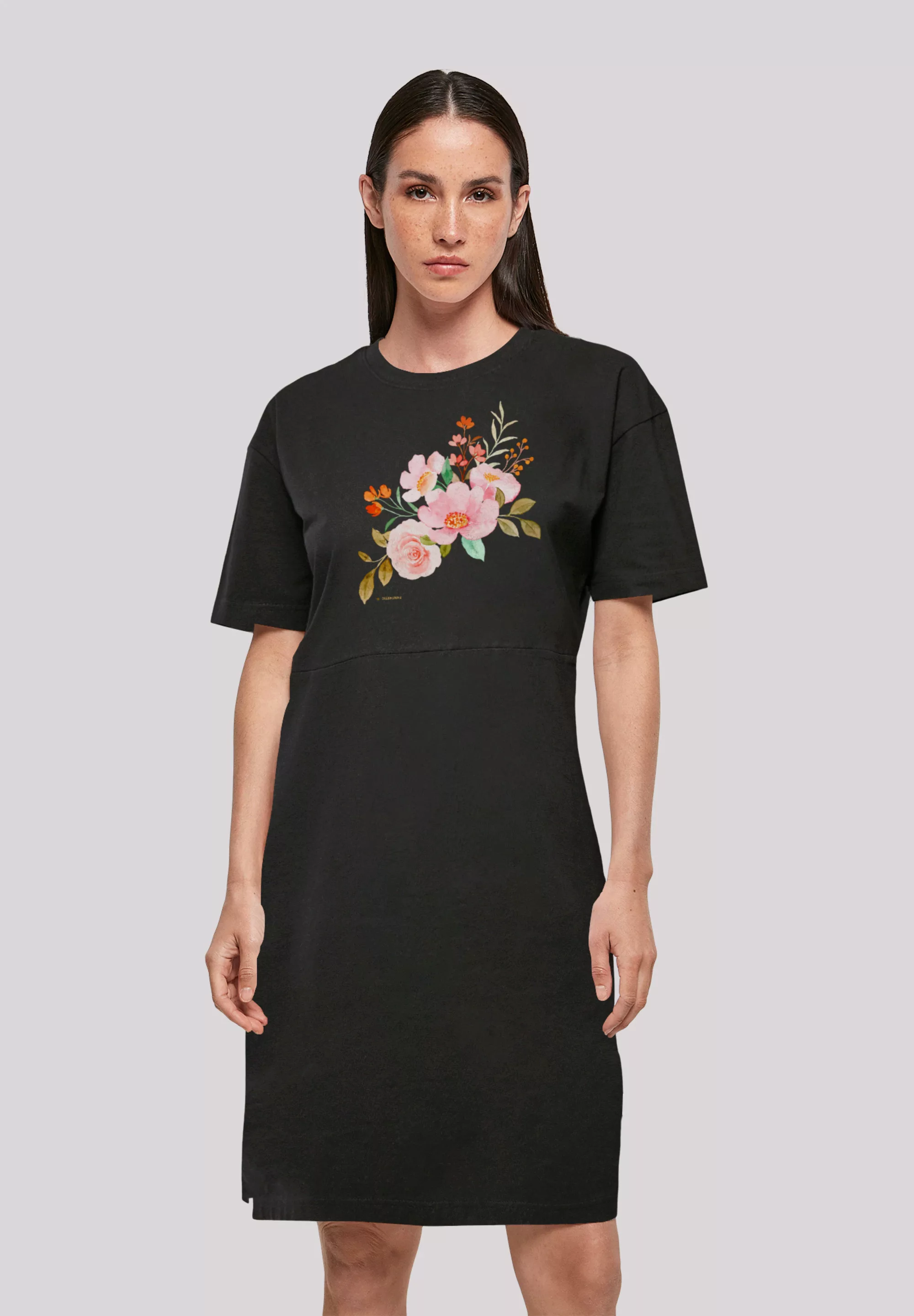 F4NT4STIC Shirtkleid "Blumen" günstig online kaufen