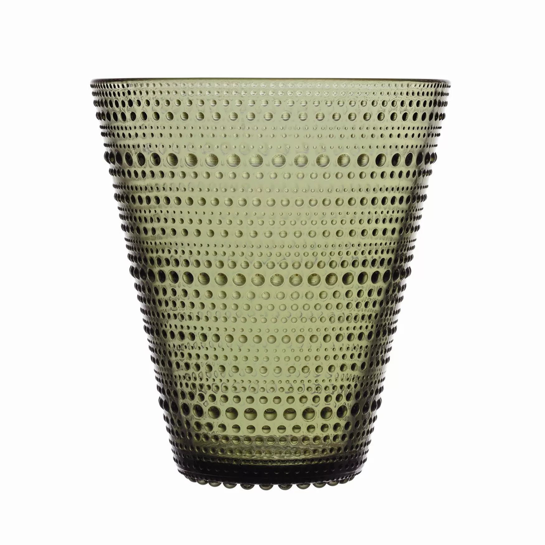 iittala - Kastehelmi Vase 154mm - moosgrün/H x Ø 15,4x14,7cm/Handwäsche günstig online kaufen