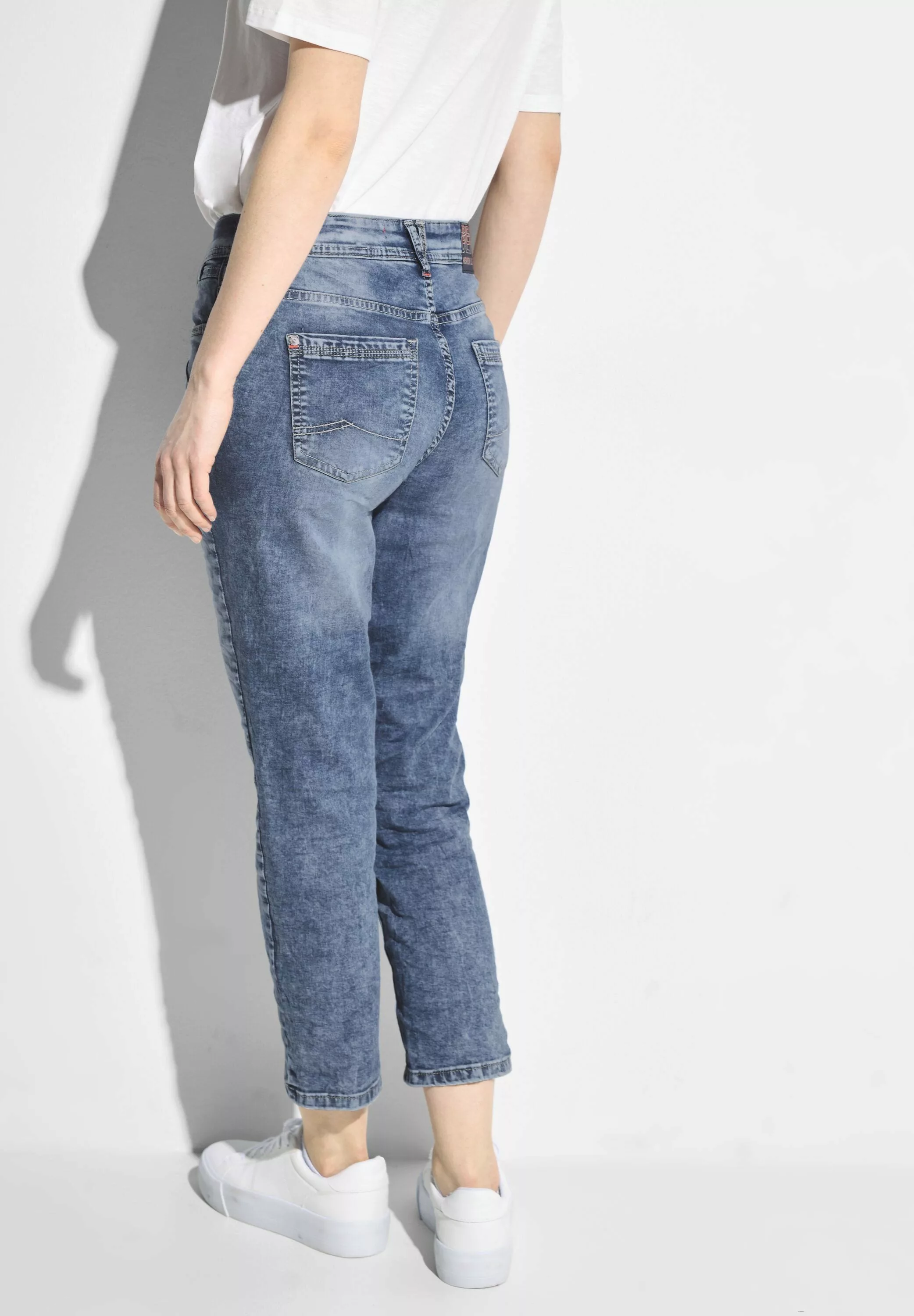 Cecil 7/8-Jeans in hellblauer Waschung günstig online kaufen