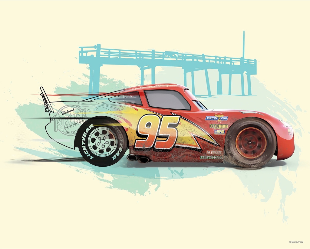 Komar Wandbild "Cars Lightning McQueen", (1 St.) günstig online kaufen