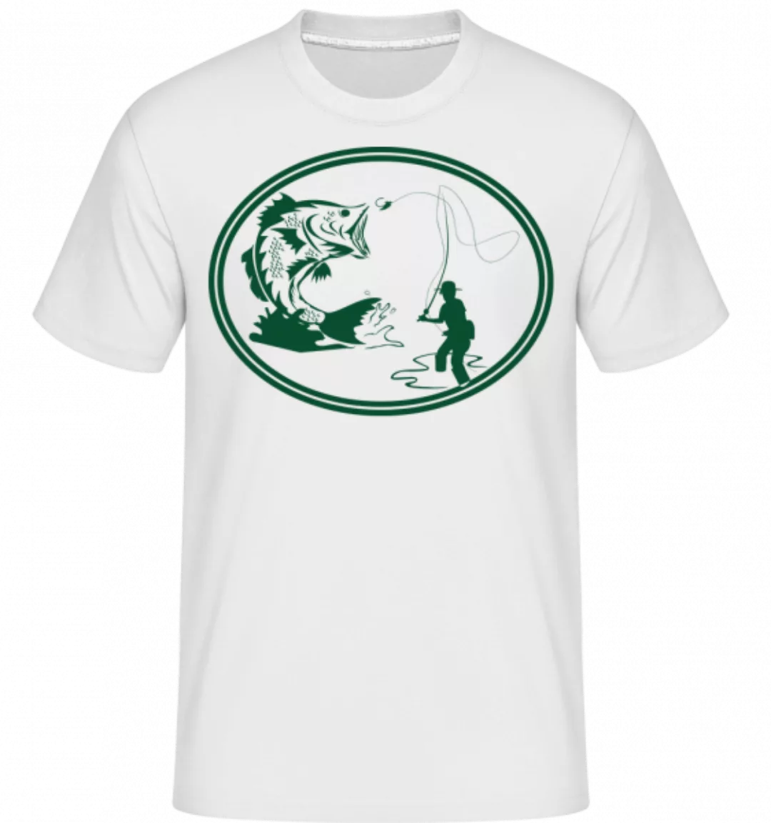Fishing Icon Green · Shirtinator Männer T-Shirt günstig online kaufen