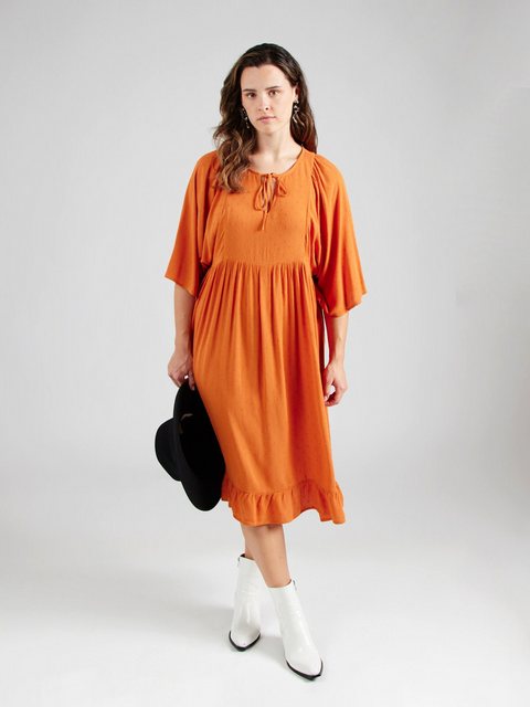 ONLY CARMAKOMA Blusenkleid CARELEANOR (1-tlg) Volant günstig online kaufen