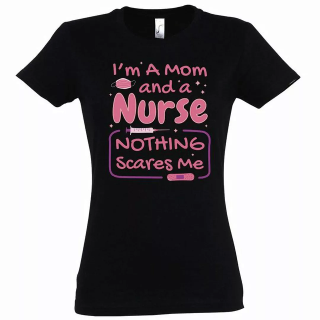 Youth Designz T-Shirt " I Am A Nurse, Nothing Scares Me" Damen Shirt mit tr günstig online kaufen