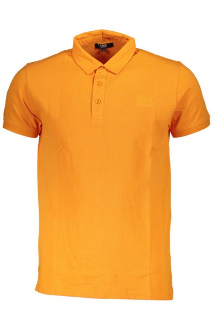 Cavalli Class Poloshirt Herren Poloshirt Orange Kurzarm mit Logo & günstig online kaufen