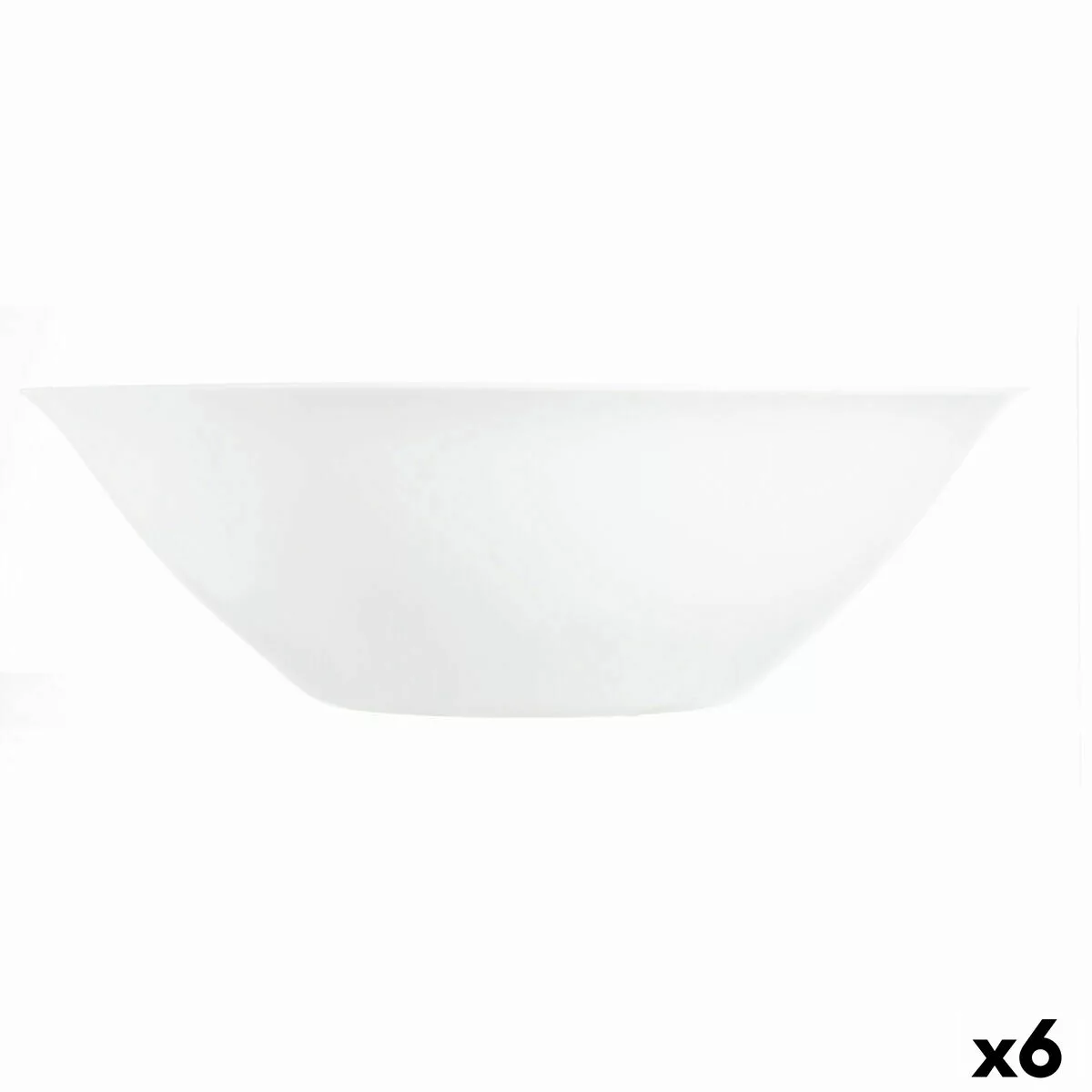 Salatschüssel Luminarc Carine Weiß Glas (ø 27 Cm) (6 Stück) günstig online kaufen