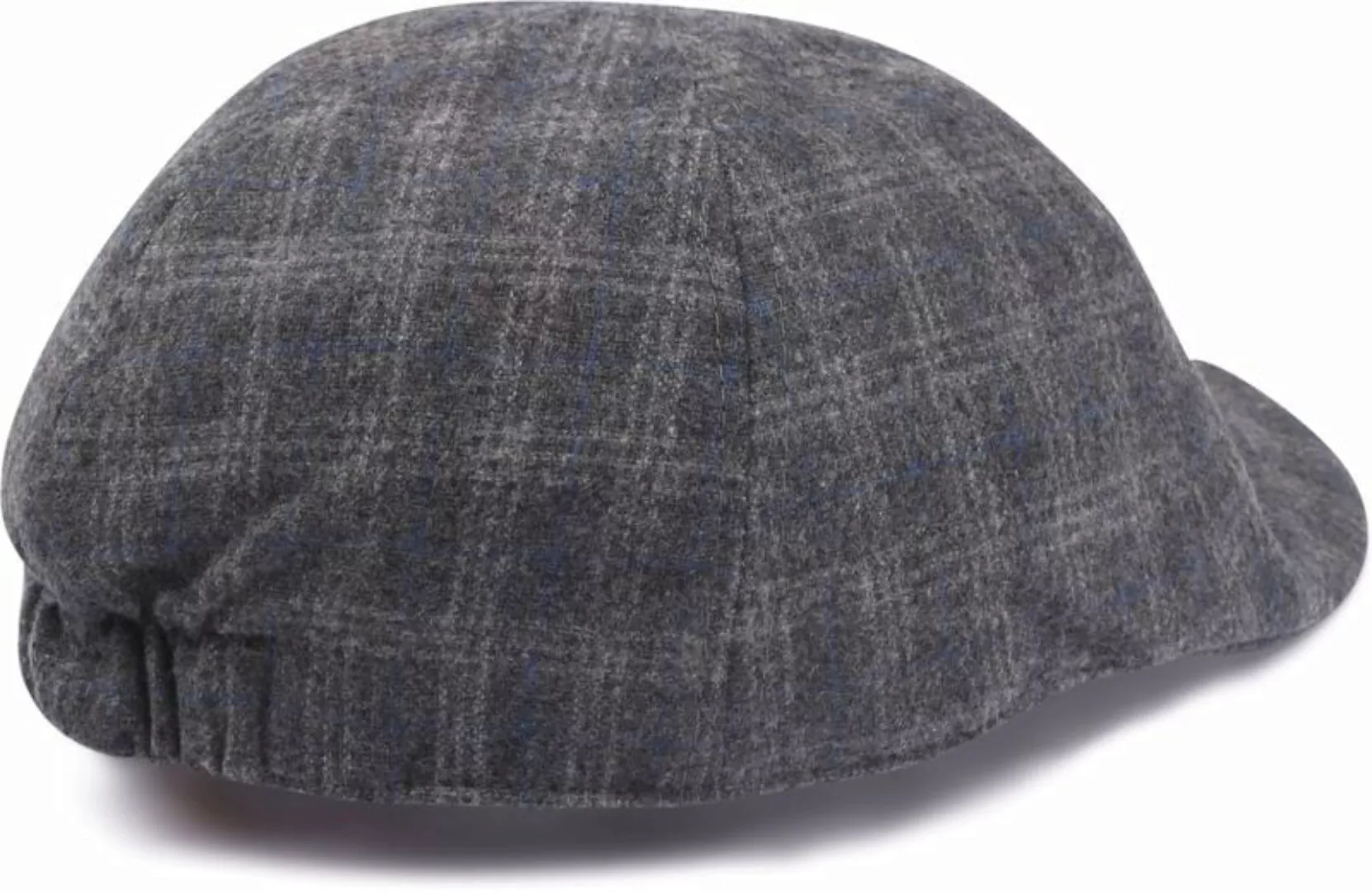 Suitable Peaky Cap Gewebt Karo Grau - günstig online kaufen