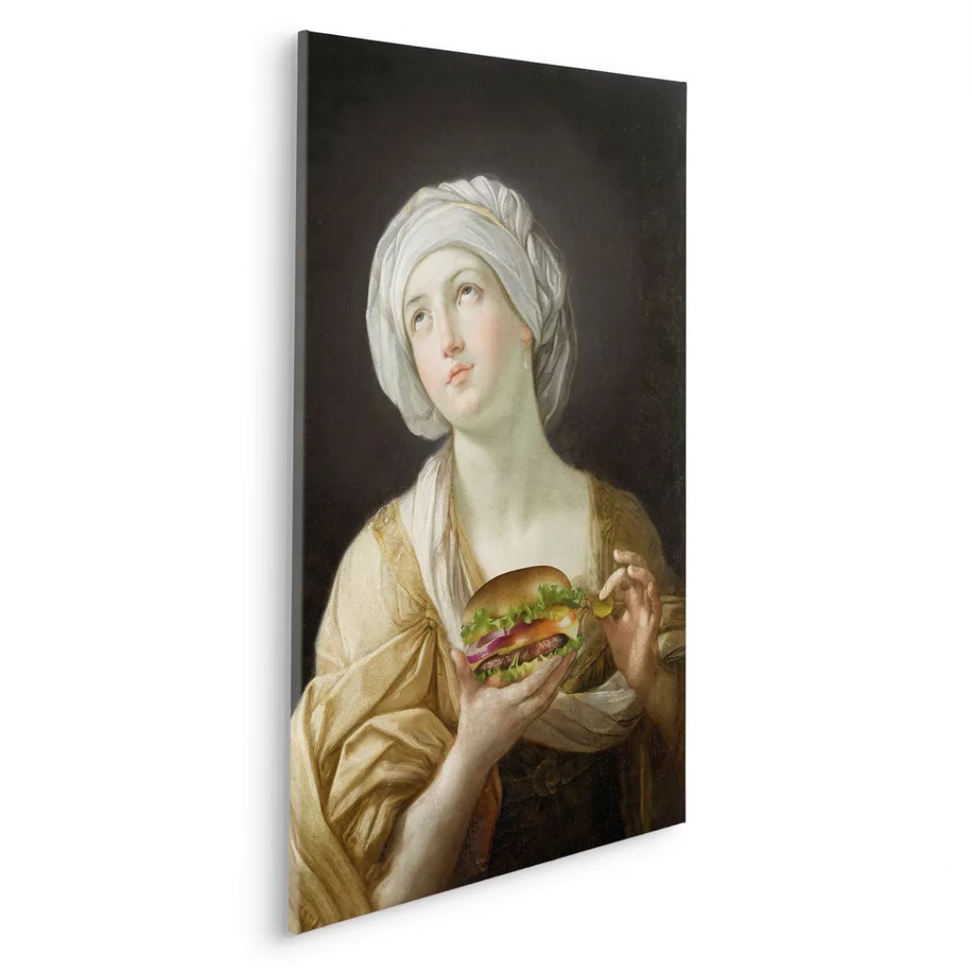 Komar Leinwandbild »Heal-thy Burger«, (1 St.), 60x90 cm (Breite x Höhe), Ke günstig online kaufen