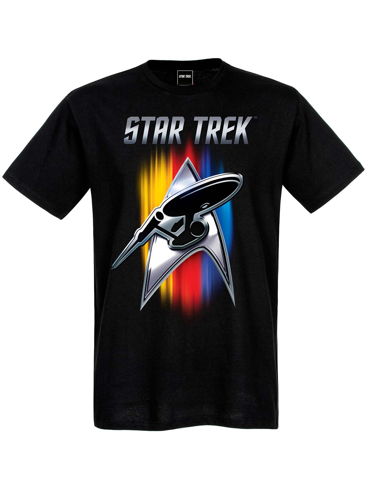 Star Trek Shining Badge Herren T-Shirt schwarz günstig online kaufen