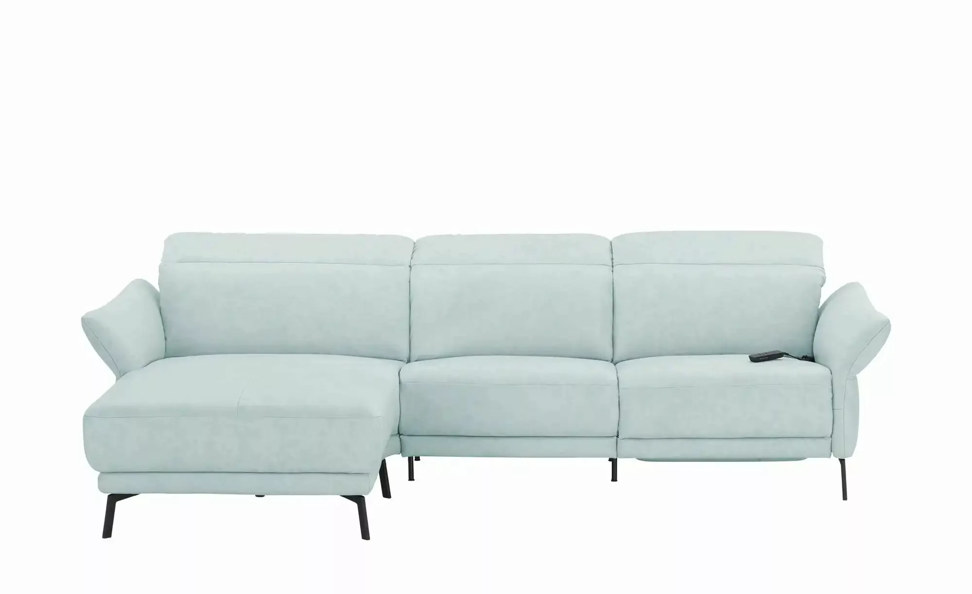 Wohnwert Ecksofa Leder Bellana ¦ blau ¦ Maße (cm): B: 291 H: 101 T: 176.0 P günstig online kaufen