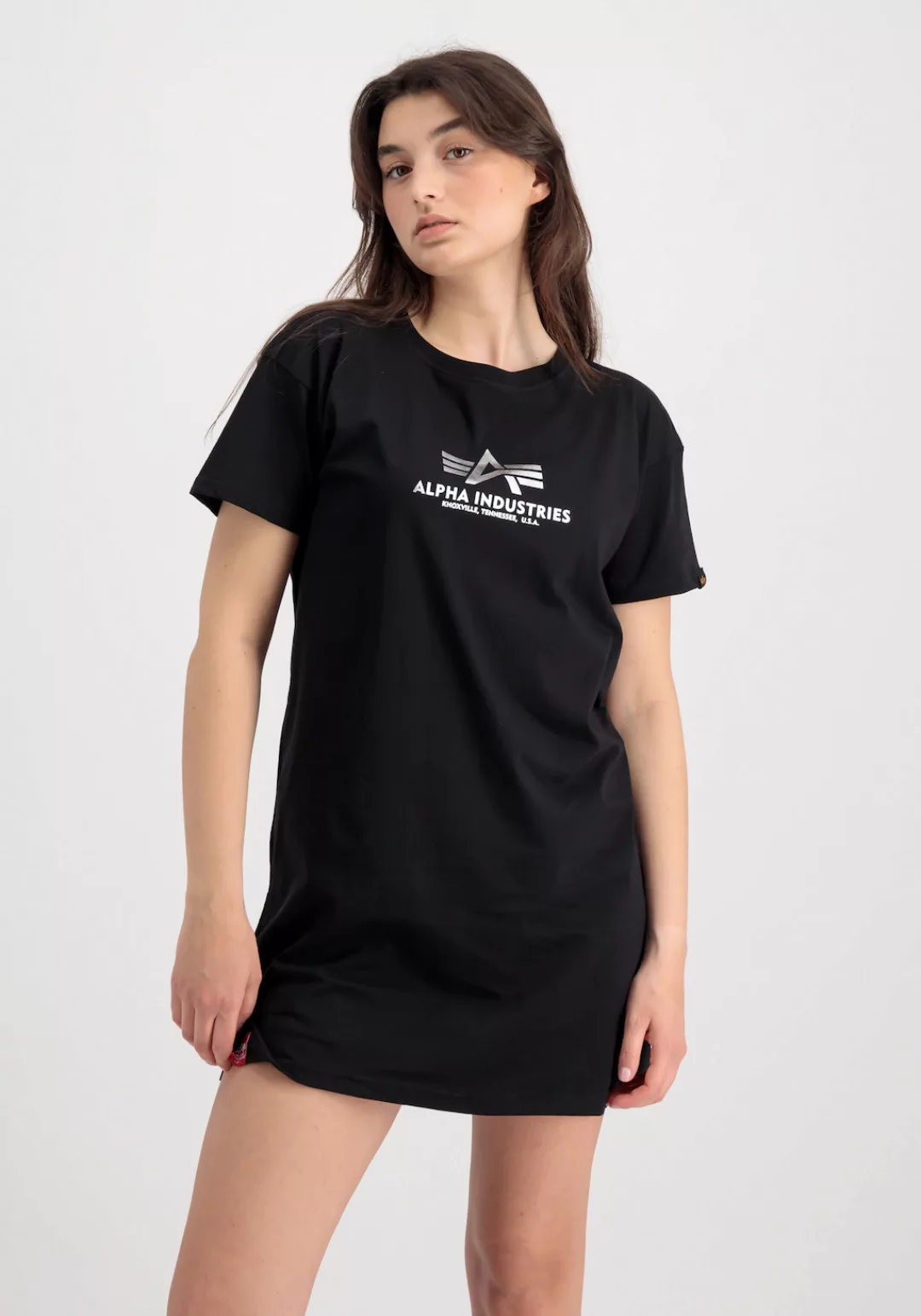 Alpha Industries T-Shirt "ALPHA INDUSTRIES Women - T-Shirts Basic T Long Fo günstig online kaufen