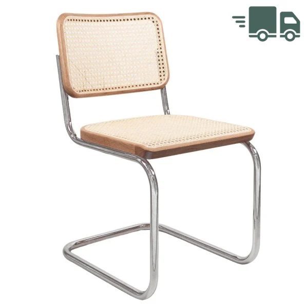 THONET S 32 V | Eiche Pure Materials | Stahlrohr-Freischwinger | Gestell ve günstig online kaufen