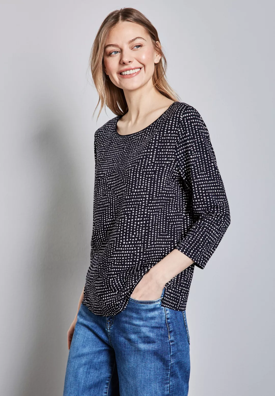 STREET ONE 3/4-Arm-Shirt, mit 3/4 Ärmeln günstig online kaufen