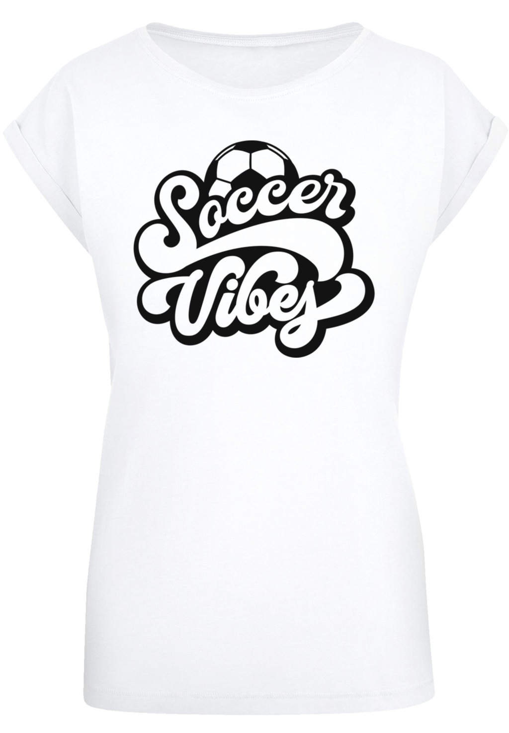F4NT4STIC T-Shirt "Soccer Vibes Typography Sporty Graphic", Premium Qualitä günstig online kaufen