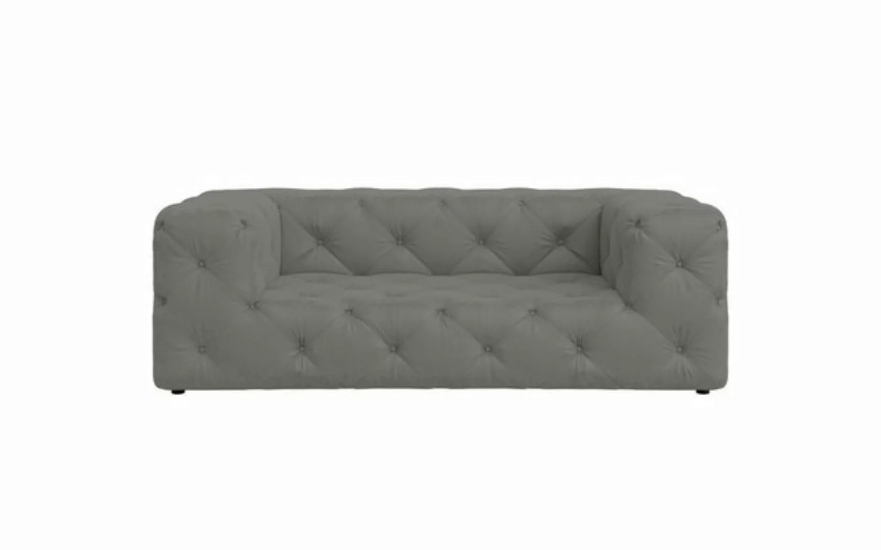 Places of Style 2-Sitzer FOLLINA, 2-Sitzer Sofa mit klassischer Chesterfiel günstig online kaufen