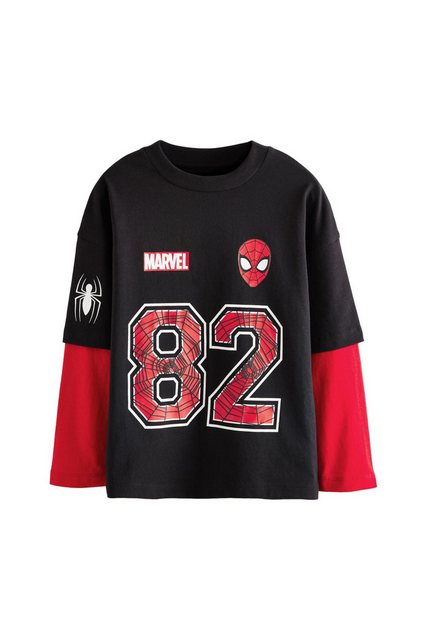 Next Langarmshirt Lizenziertes T-Shirt, Marvel Spiderman (1-tlg) günstig online kaufen