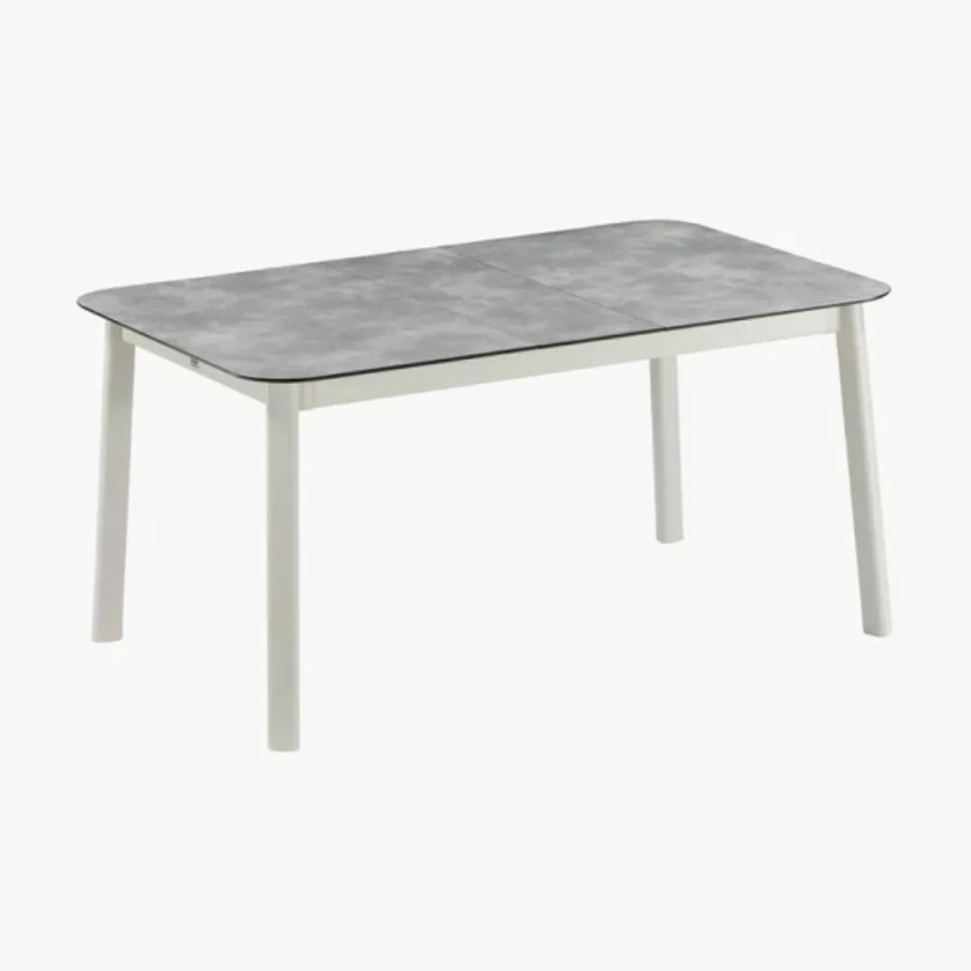 Tisch Oron HPL-Platte Zement 154 cm Sable günstig online kaufen