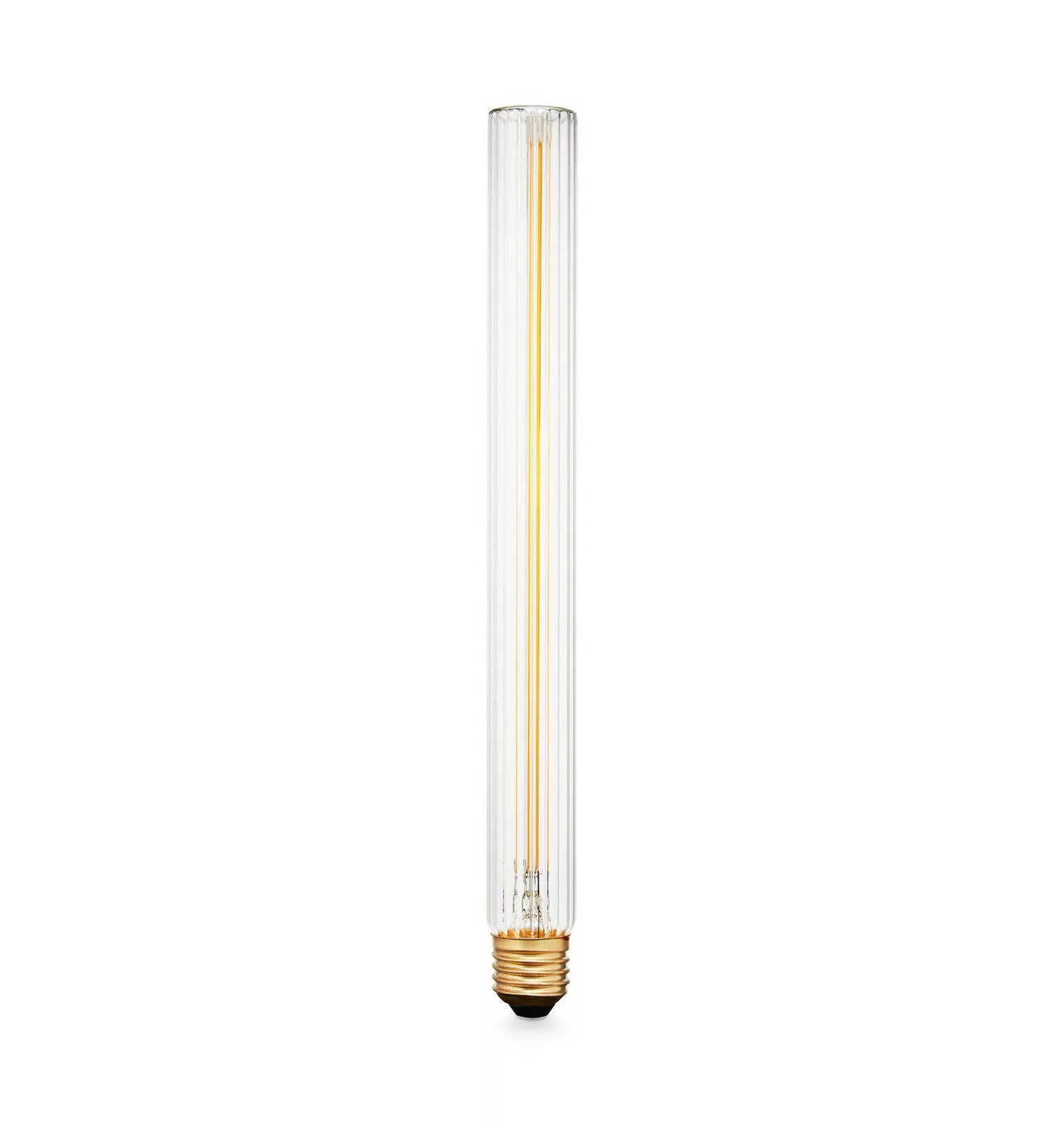 LED-Leuchtmittel Tube 300 Plissé, E27, 4 W, 2.200 K, dimmbar günstig online kaufen