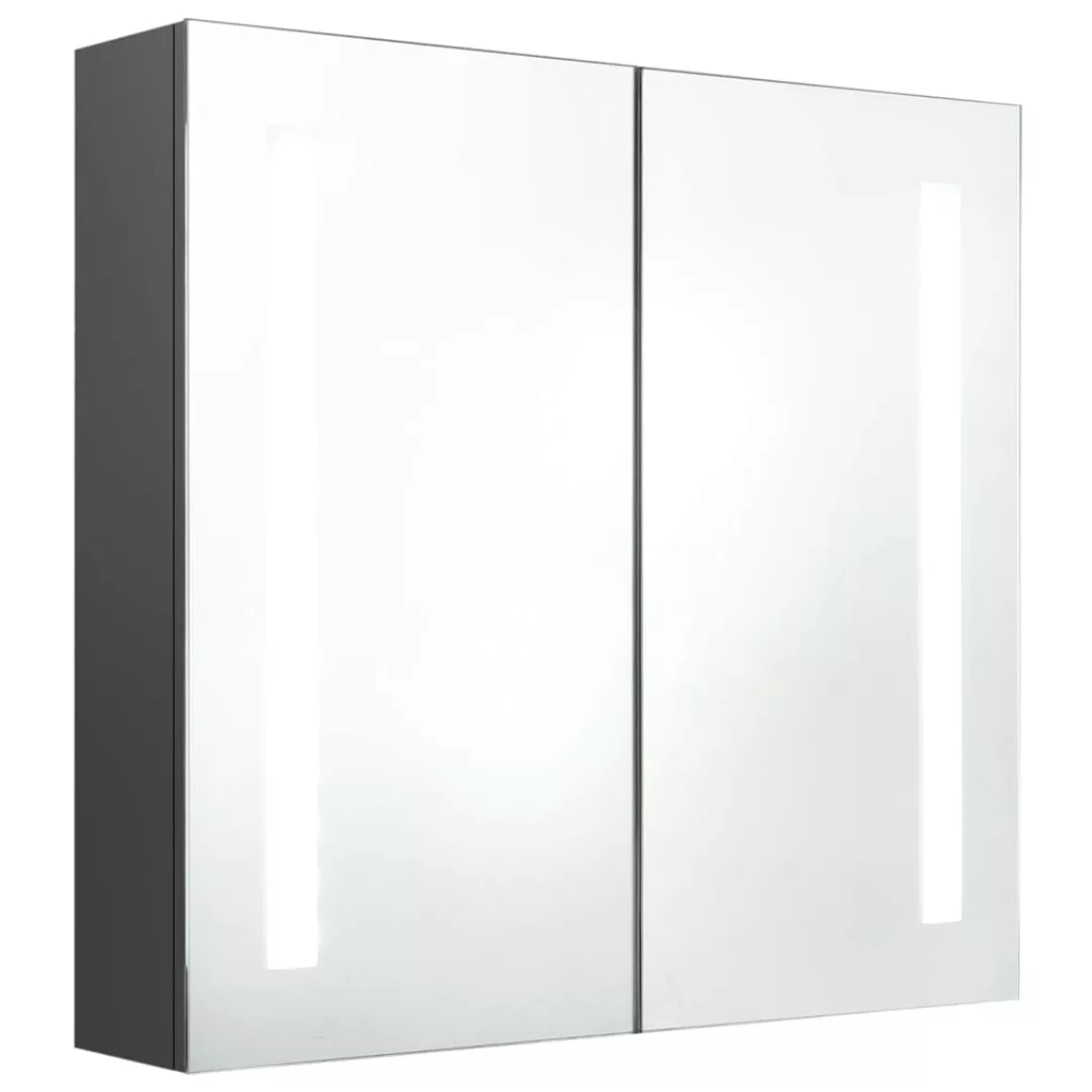 Led-bad-spiegelschrank Grau 62x14x60 Cm günstig online kaufen