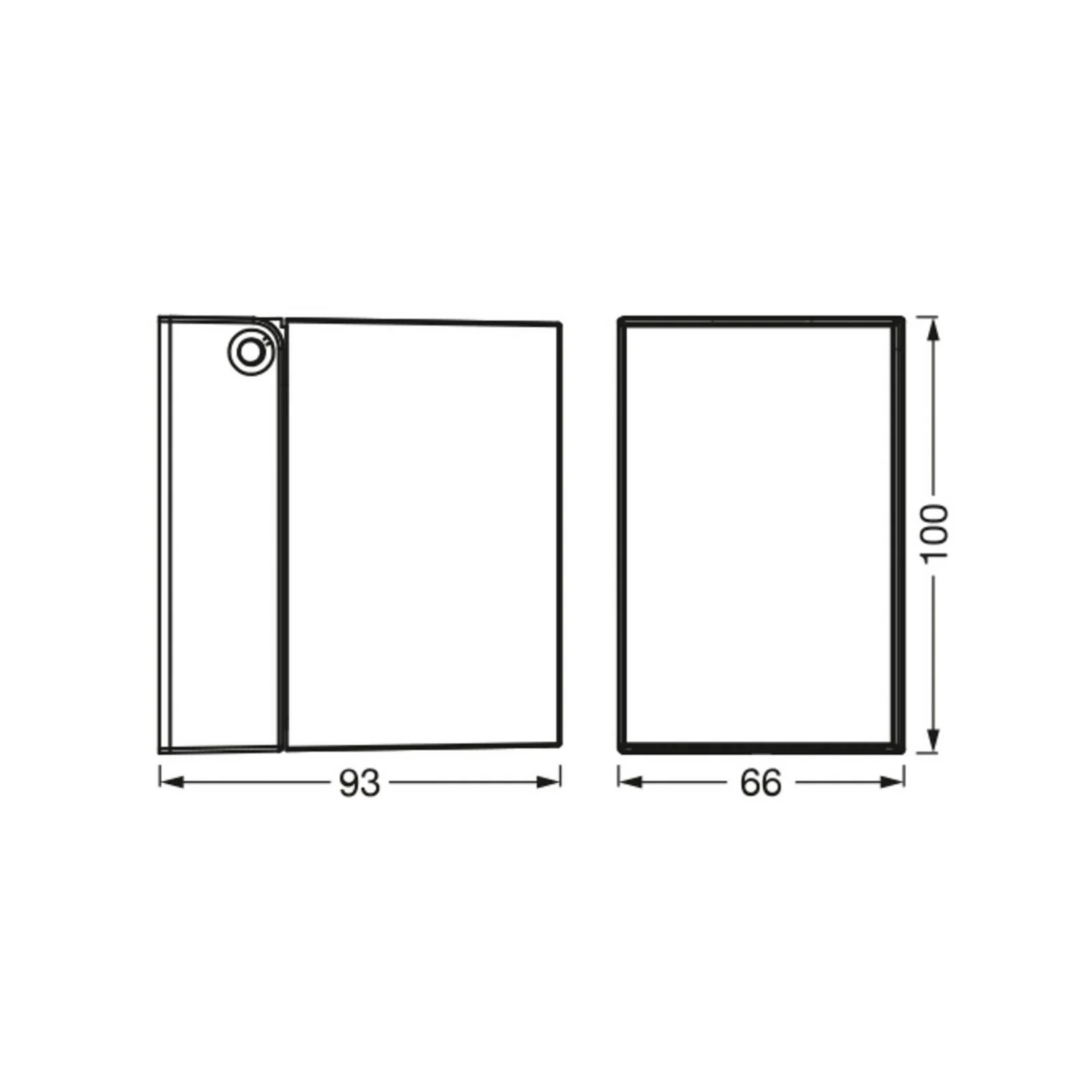 OSRAM Außenwandlampe ENDURA CLASSIC CUBE, silber Metall IP44 günstig online kaufen