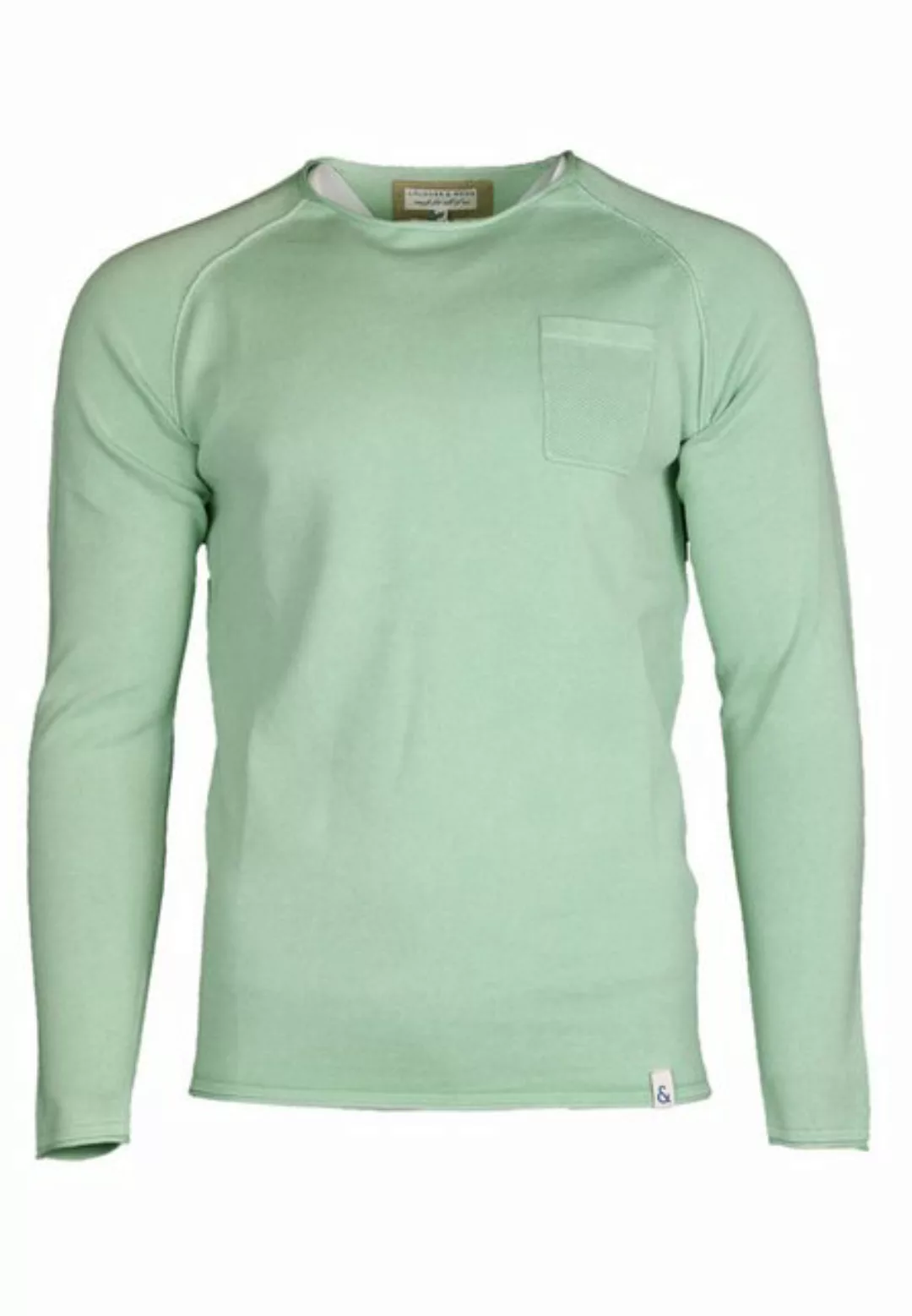 colours & sons Strickpullover Colours & Sons Herren Pullover Baumwolle XXL günstig online kaufen