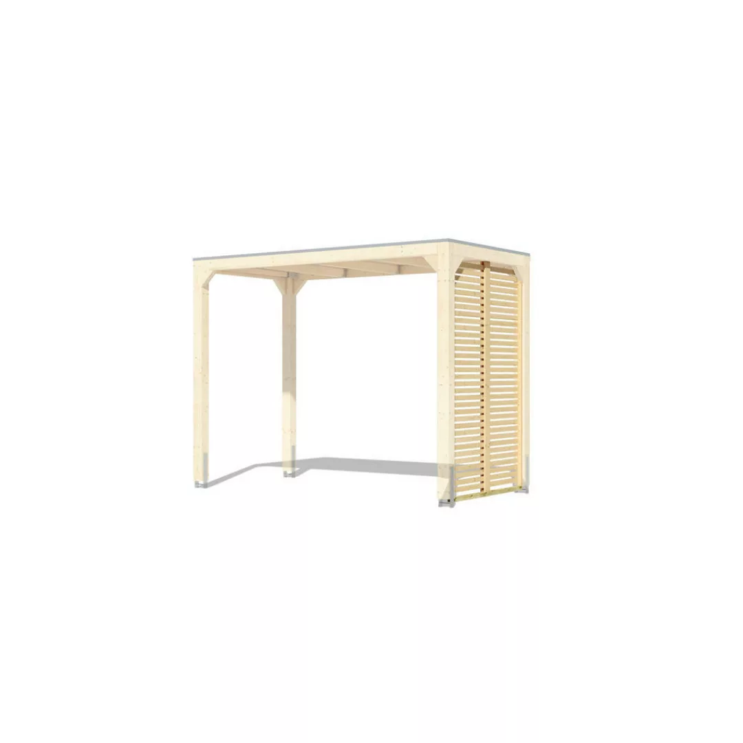 Karibu Pavillon Florida natur Holz B/H/L: ca. 160x239x320 cm günstig online kaufen