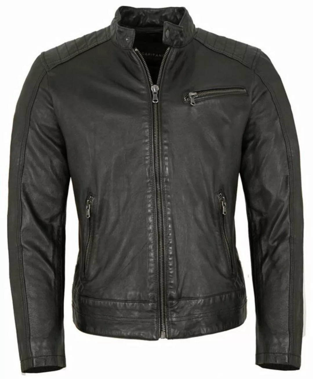 CAPITANO Lederjacke Rover Capitano - Herren Lederjacke Bikerjacke Lammnappa günstig online kaufen