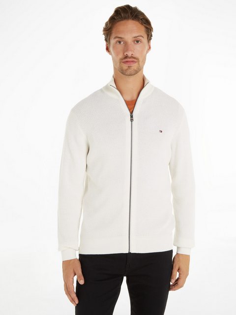 Tommy Hilfiger Cardigan "REFINED STRUCTURE ZIP THRU", mit feiner Struktur günstig online kaufen