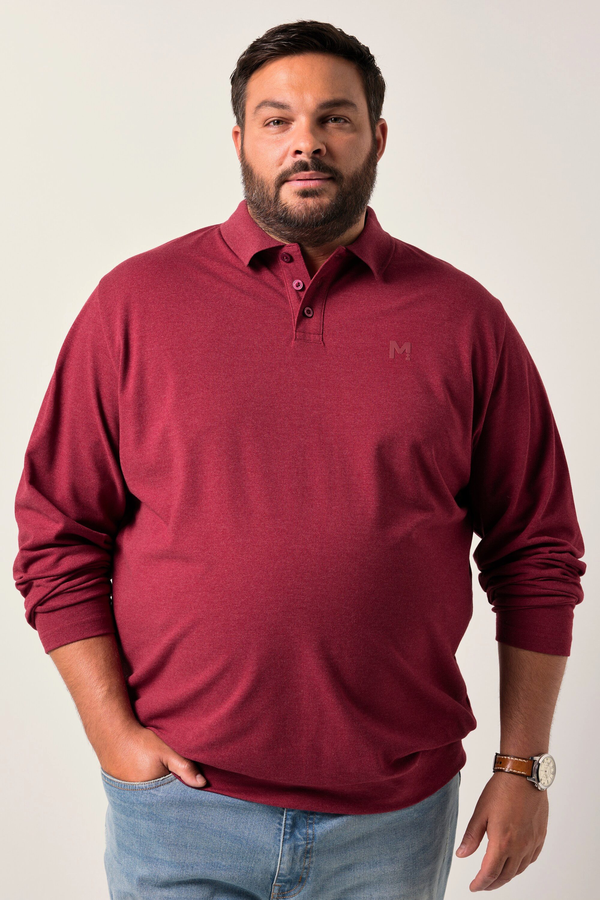 Men Plus Poloshirt Men+ Poloshirt Bauchfit günstig online kaufen