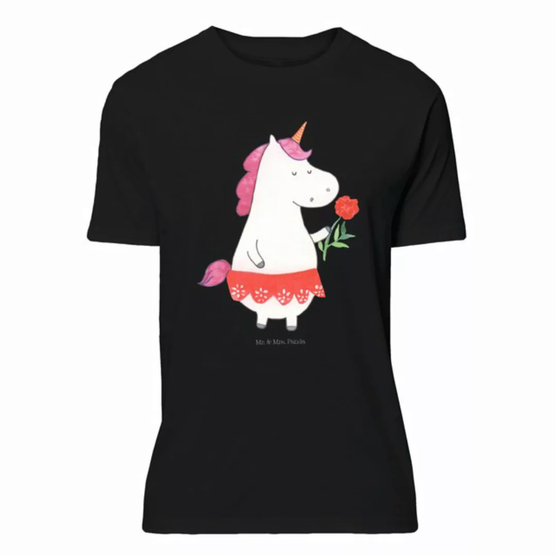 Mr. & Mrs. Panda T-Shirt Einhorn Dame - Schwarz - Geschenk, Bachelorette, G günstig online kaufen