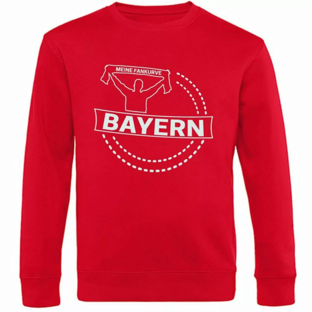 multifanshop Sweatshirt Bayern - Meine Fankurve - Pullover günstig online kaufen