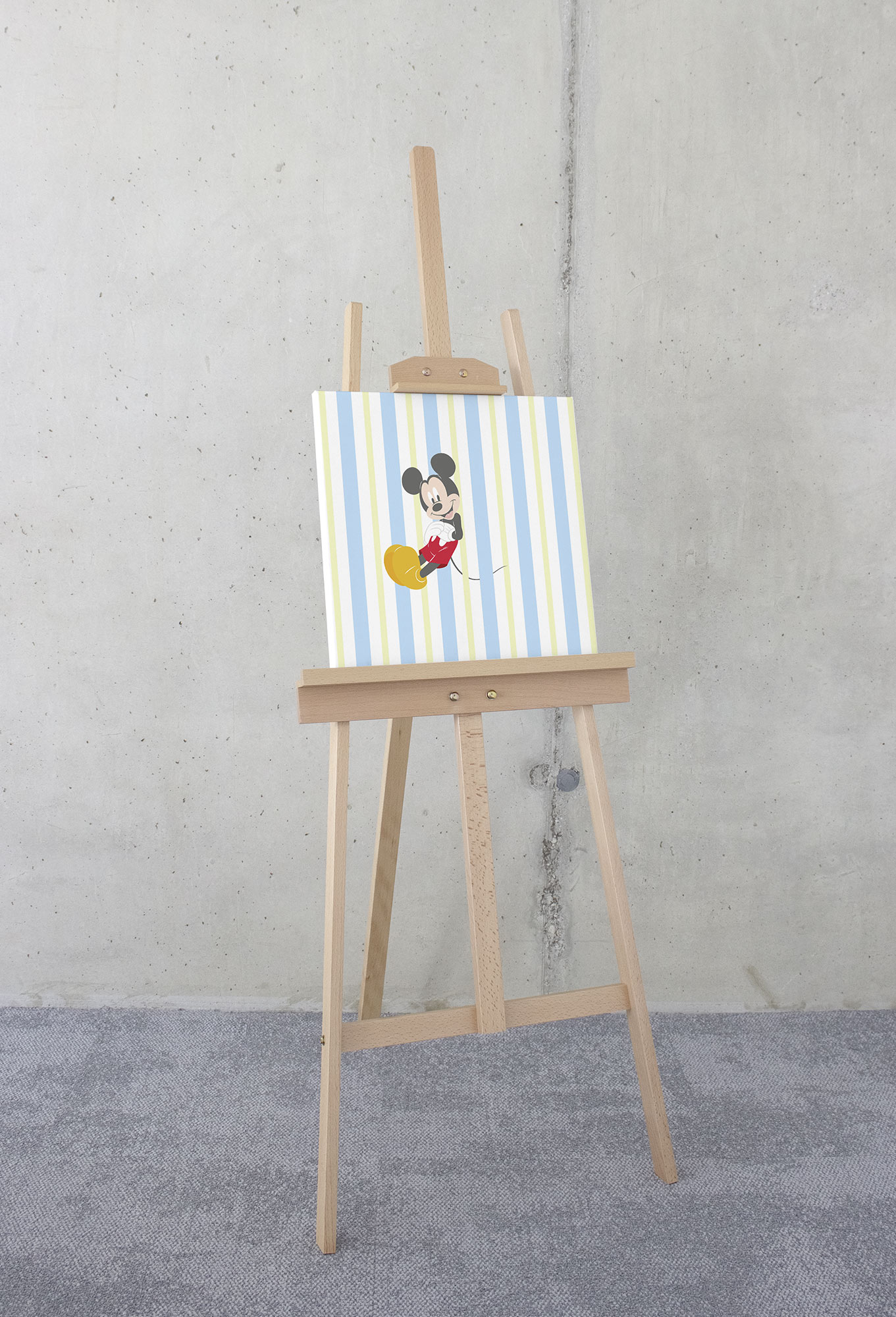 Komar Leinwandbild "Mickey Sweet Dreams - Größe 40 x 40 cm", Natur, (1 St.) günstig online kaufen