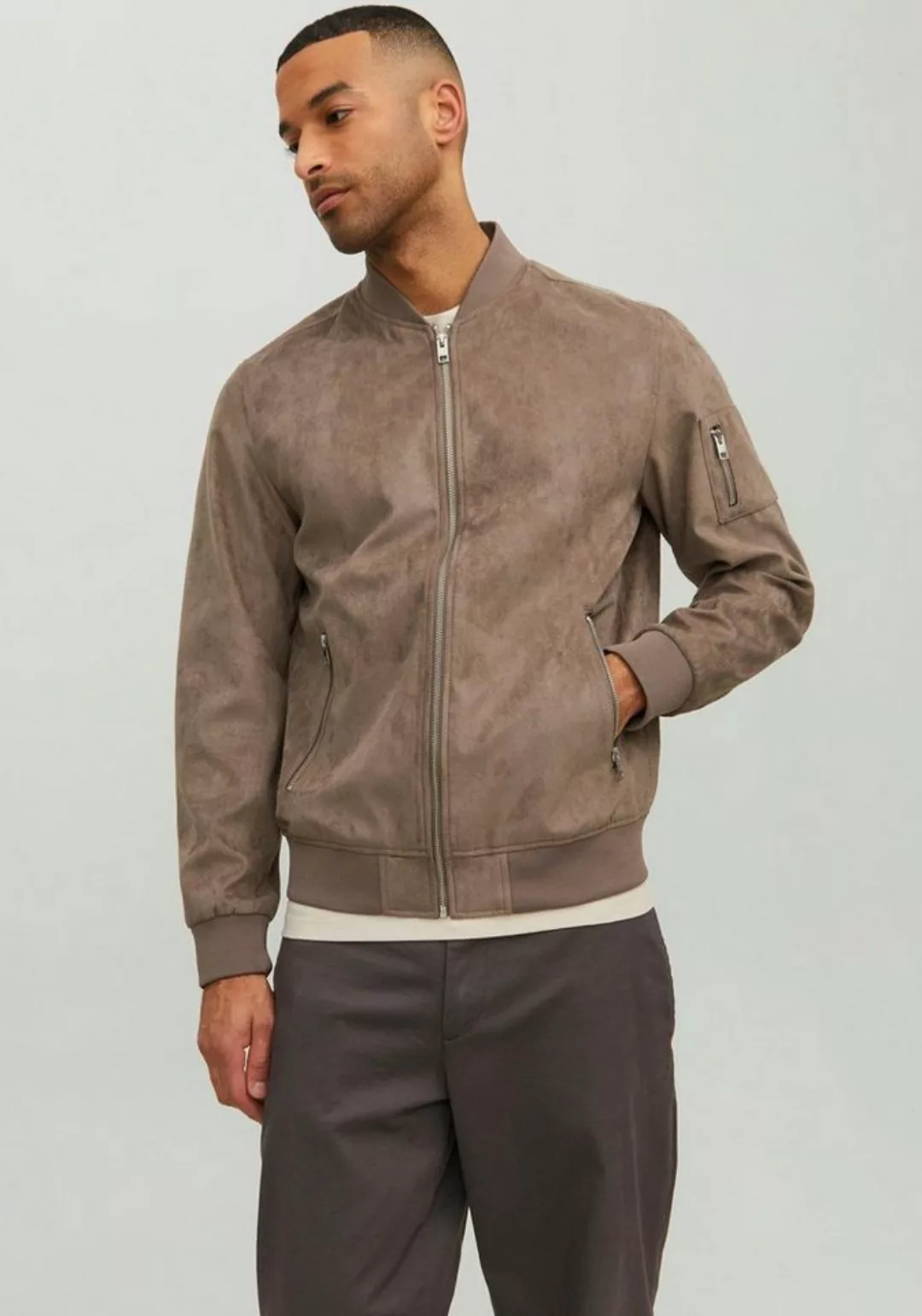 Jack & Jones Blouson JJEROCKY FAUX SUEDE BOMBER NOOS günstig online kaufen