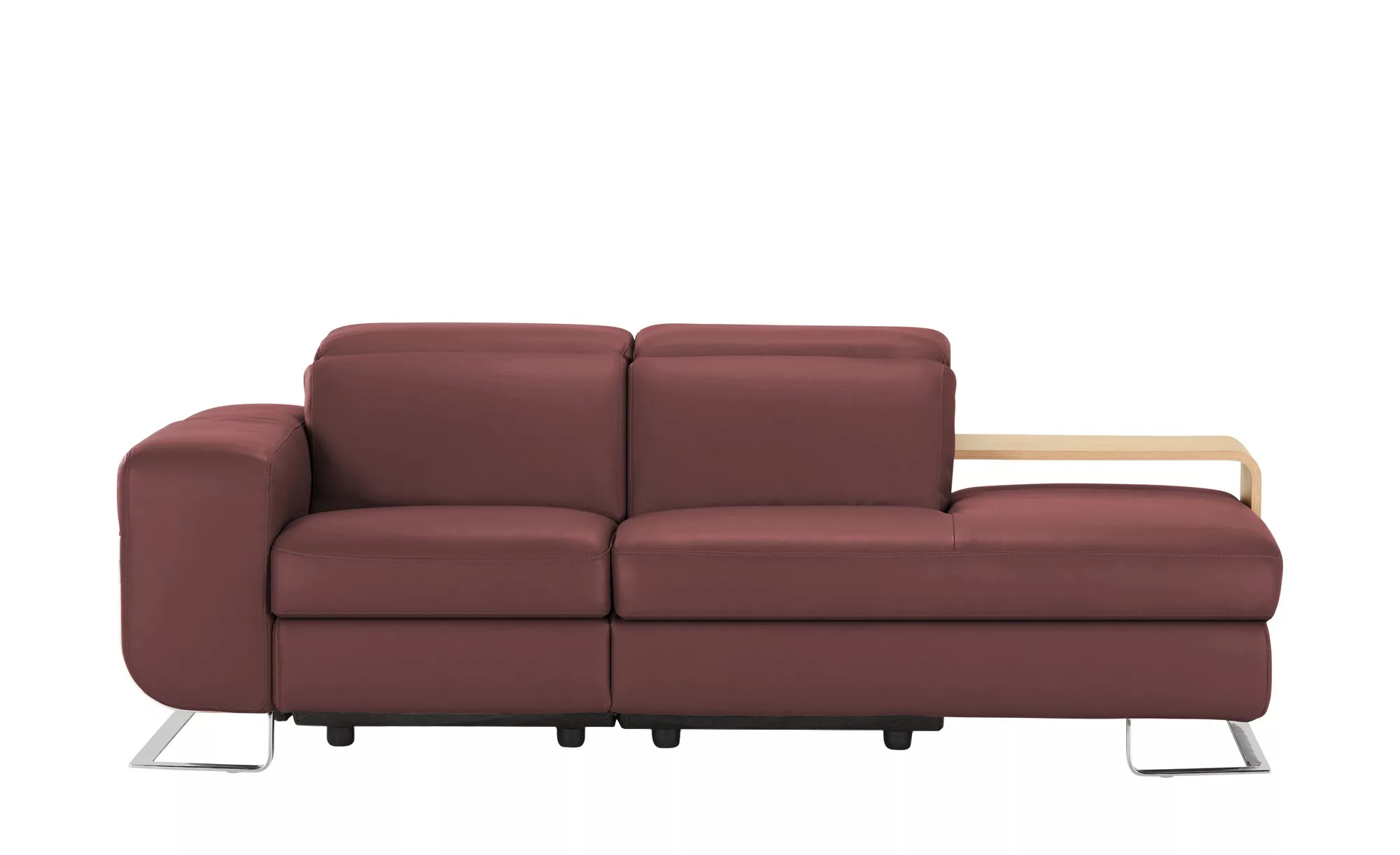 JOOP! Ledersofa  8151 ¦ rot ¦ Maße (cm): B: 211 H: 74 T: 111 Polstermöbel > günstig online kaufen