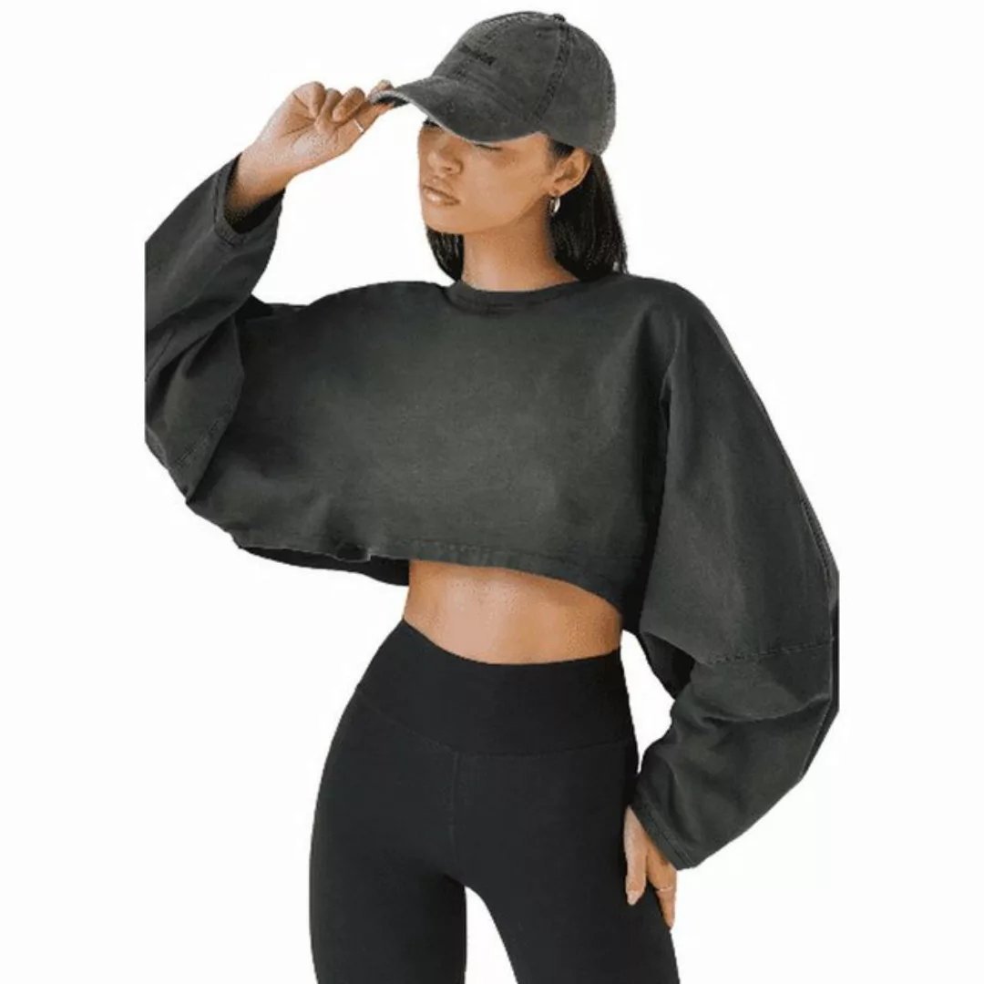 AUKUU Langarmshirt Stylische Sweatshirts – Bequeme Shirts für Aktiv- und Fr günstig online kaufen