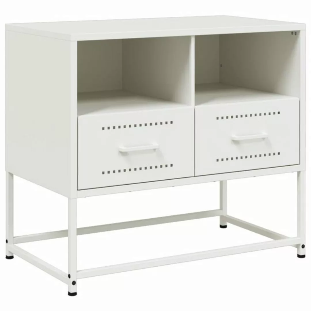 vidaXL TV-Schrank TV-Schrank Weiß 68x39x60,5 cm Stahl (1-St) günstig online kaufen